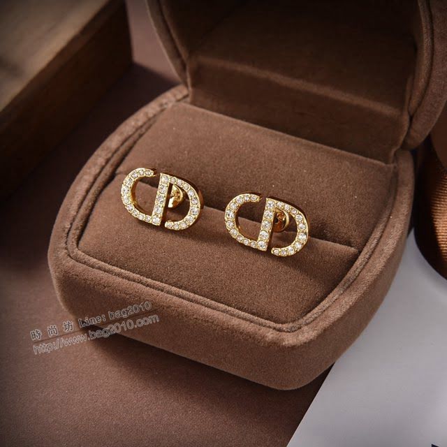 Dior飾品 迪奧經典熱銷款耳釘 2021新款DIOR迪奧字母耳環  zgd1308